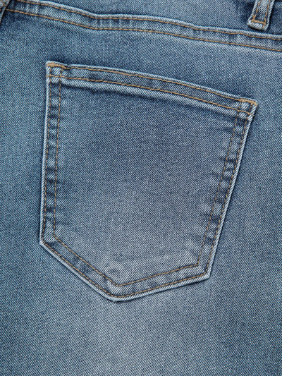 Distressed Ankle-length Straight Jeans - Jeans Junction Online