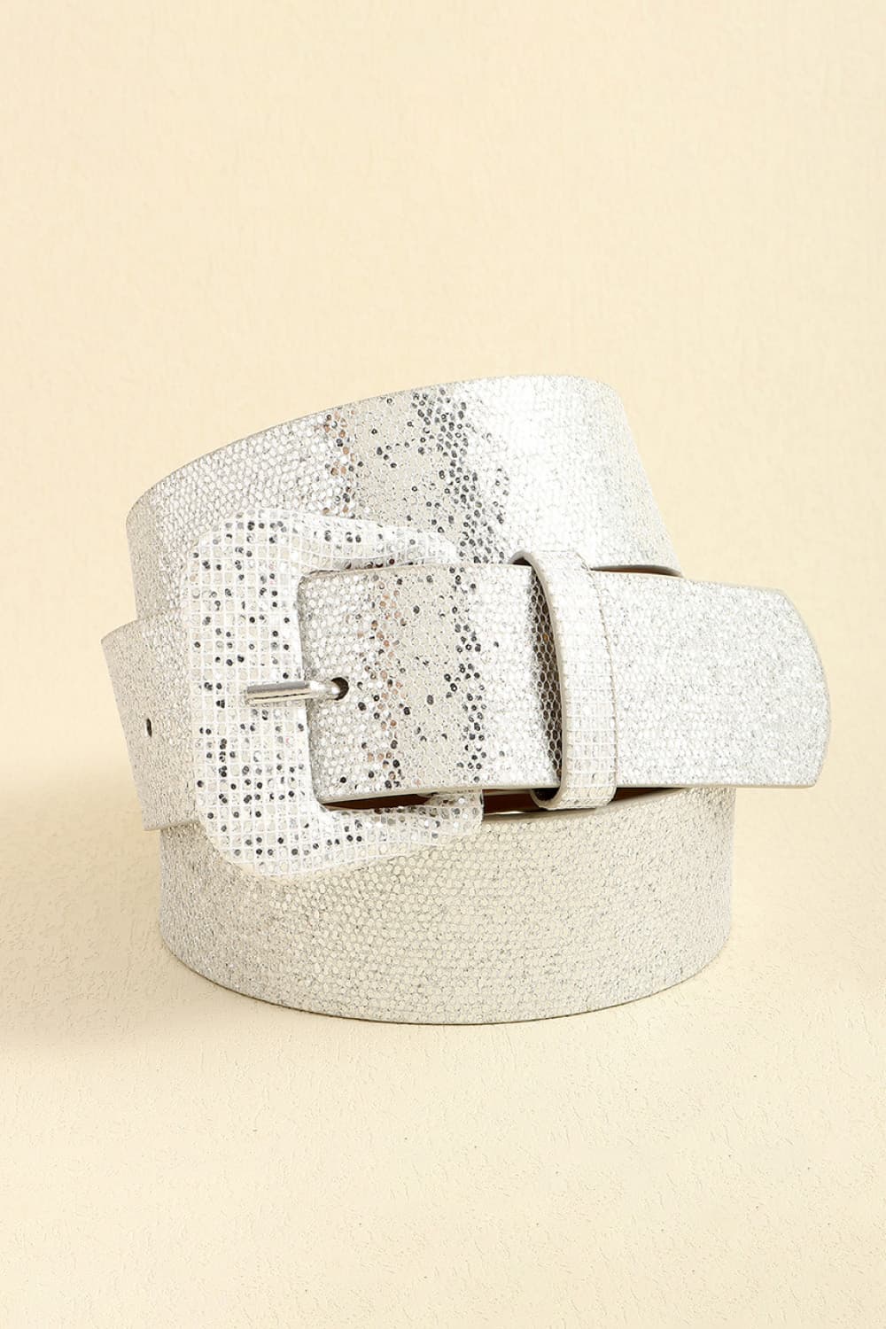 Glitter PU Leather Belt - Jeans Junction Online
