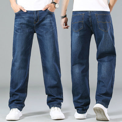 Summer Jeans Men's Loose Straight Wide-leg Pants - Jeans Junction Online