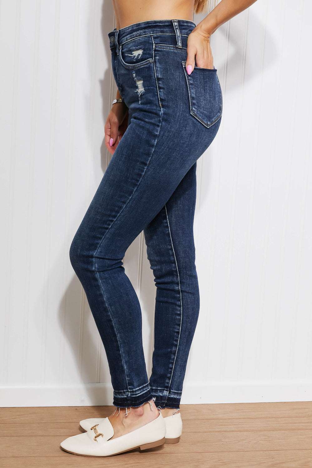 Judy Blue Juliet Full Size Tummy Control Skinny Jeans - Jeans Junction Online