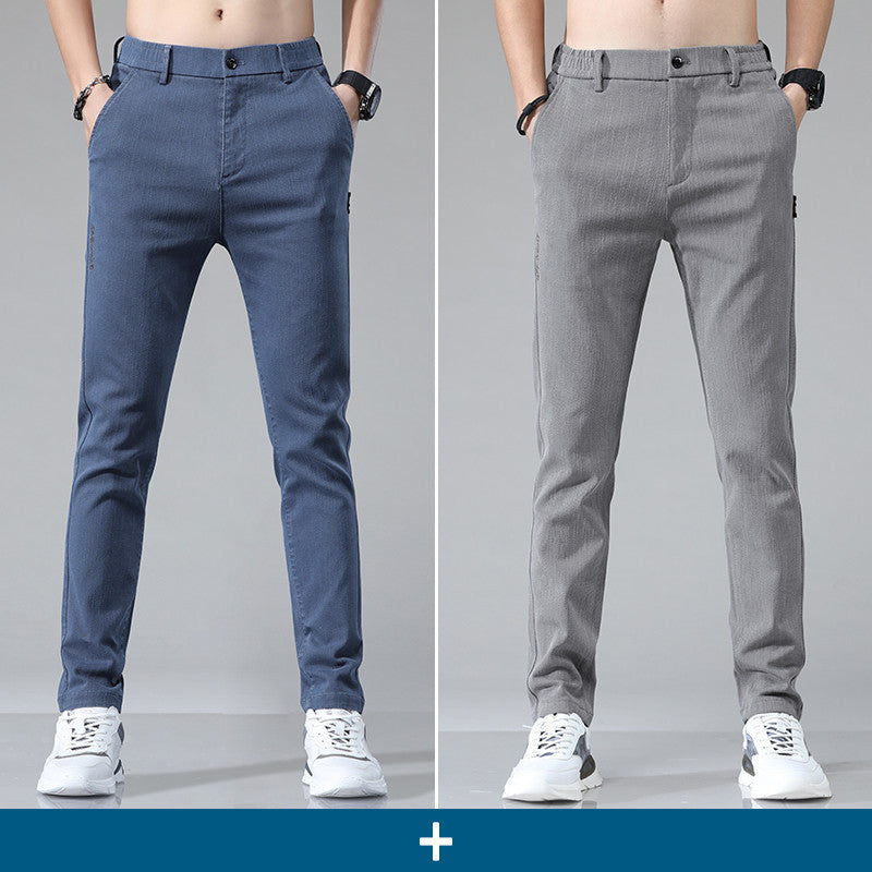 Men's Fashion Loose Straight Casual Jeans - Jeans Junction Online