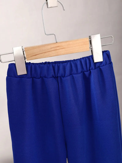 Children's Cartoon Graphic Hoodie and Pants Set - Jeans Junction Online