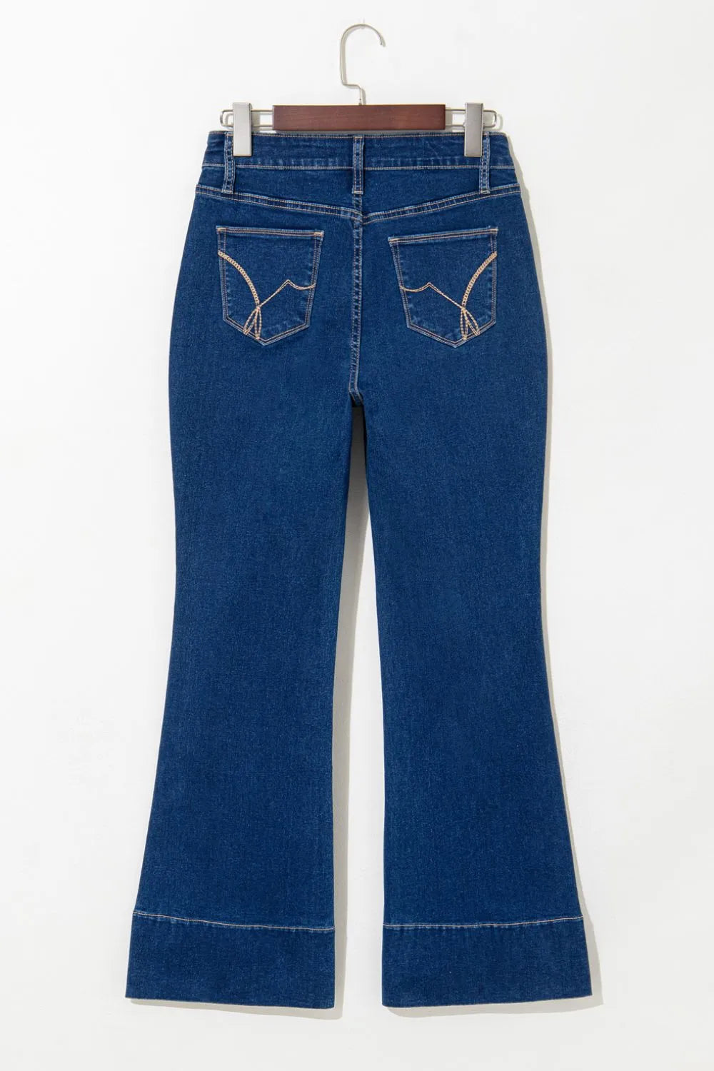 Center Seam Deep Wash Straight Jeans - Jeans Junction Online