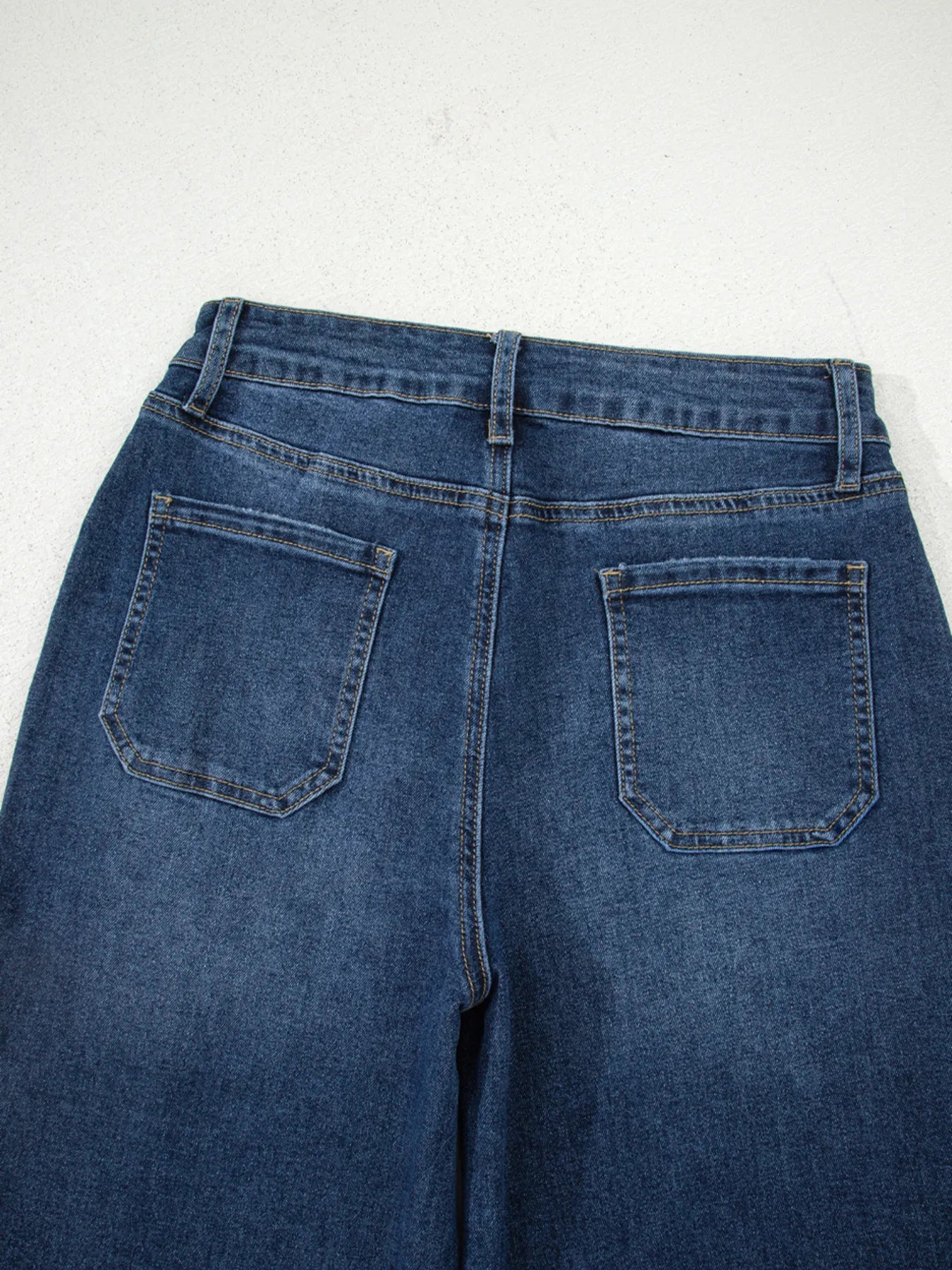 Cropped High Rise Wide Leg Jeans - Jeans Junction Online