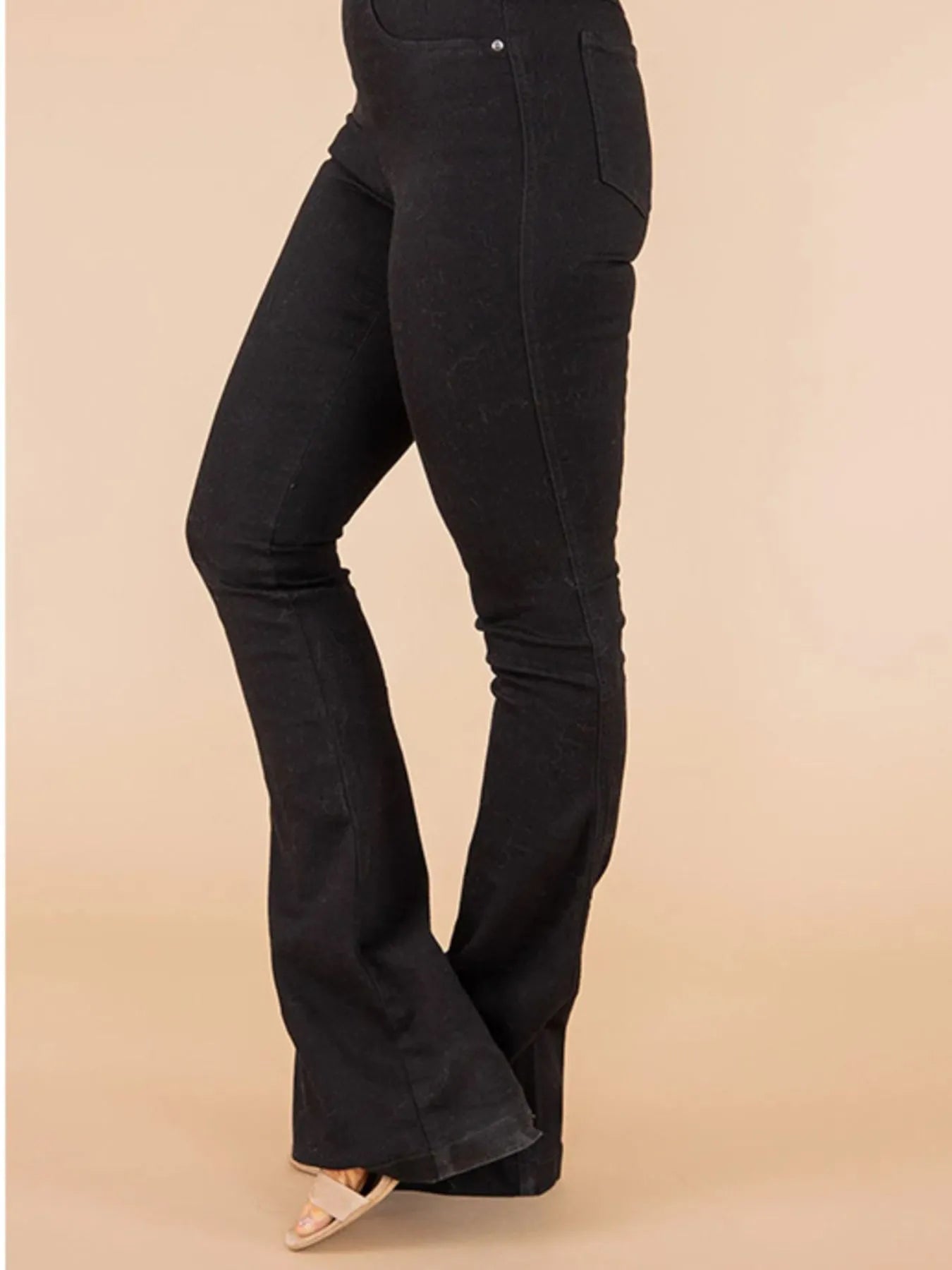 Full Size High-Waisted Flare Jeans Plus Size - Jeans Junction Online