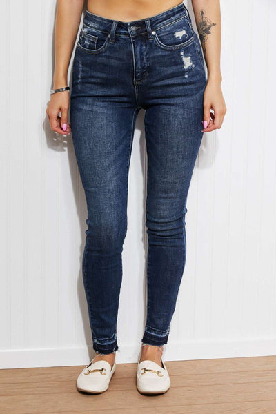 Judy Blue Juliet Full Size Tummy Control Skinny Jeans - Jeans Junction Online