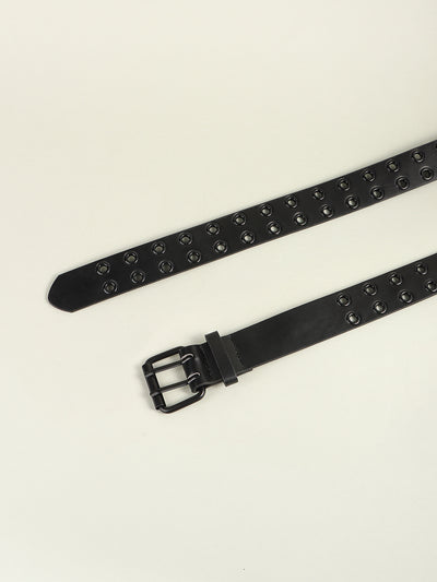 Grommet PU Leather Belt - Jeans Junction Online