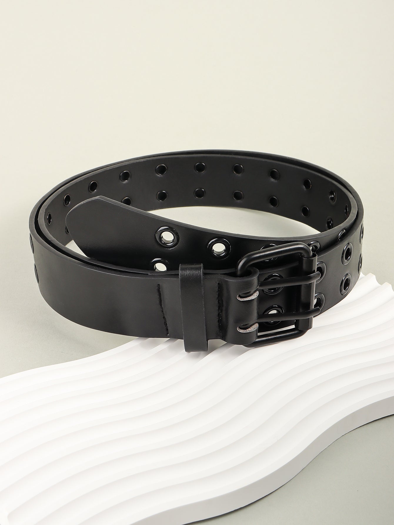 Grommet PU Leather Belt - Jeans Junction Online
