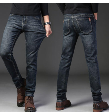 Jeans Men's Slim-Fit Casual Jeans With Small Feet - Jeans Junction Online