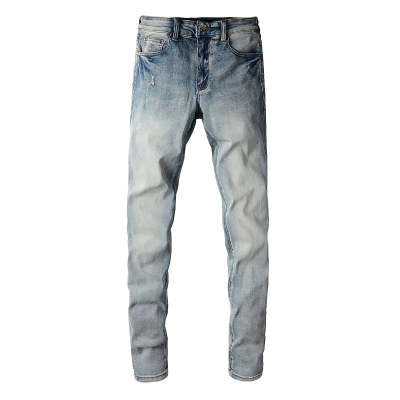European And American Fashion Ripped Men's Jeans - Jeans Junction Online