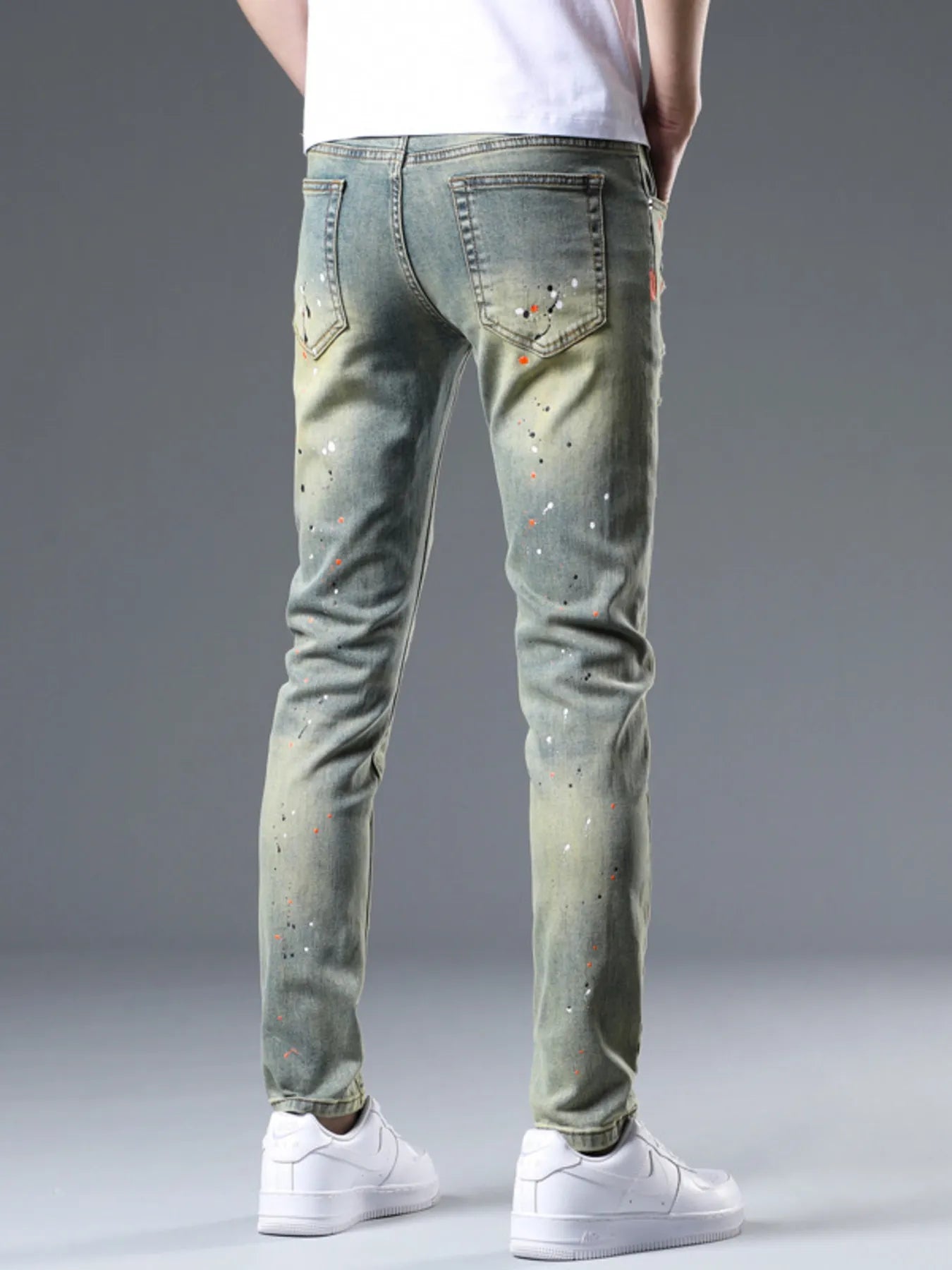 Men's Distressed Slim Fit Jeans - Jeans Junction Online
