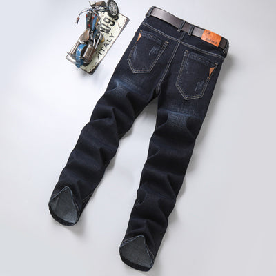 Business Casual Stretch Straight-leg Jeans - Jeans Junction Online