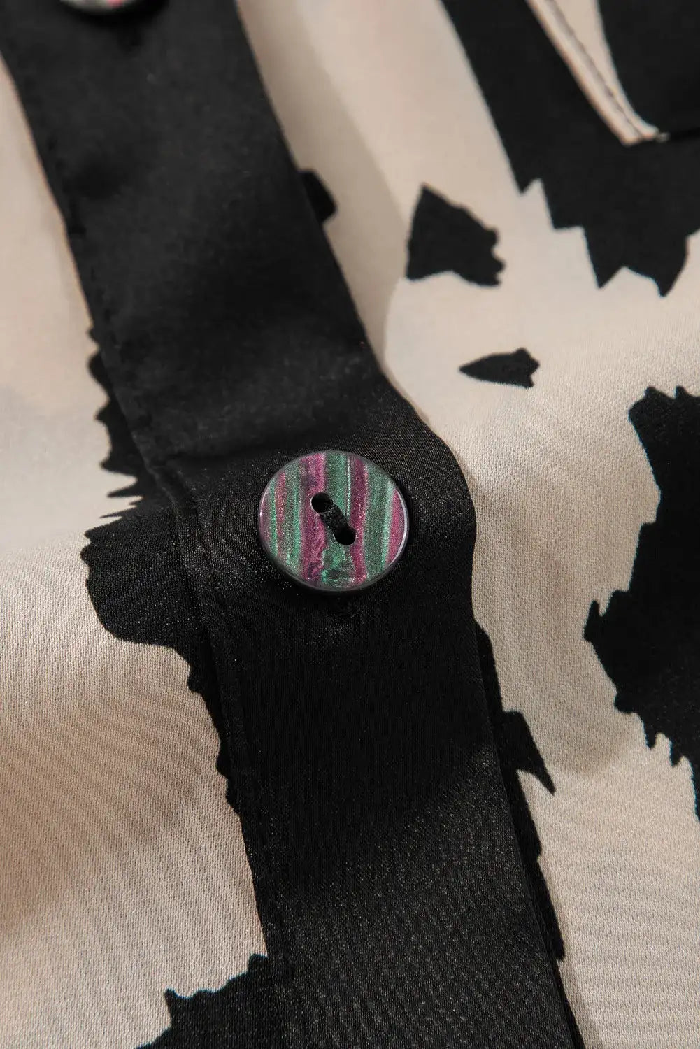 Button Up Long Sleeve Top and Pants Lounge Set - Jeans Junction Online