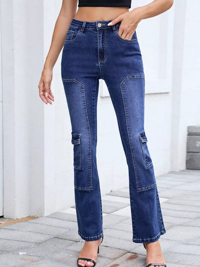 High-Waisted Bootcut Jeans - Jeans Junction Online