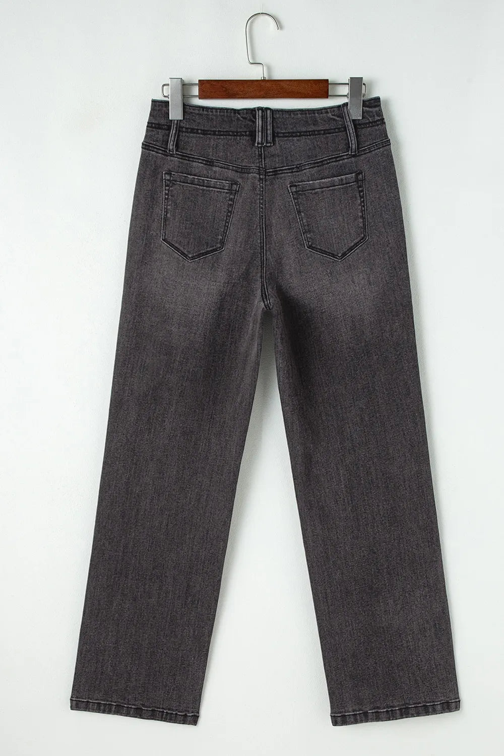 High-Waisted Wide-Leg Vintage Wash Jeans - Jeans Junction Online