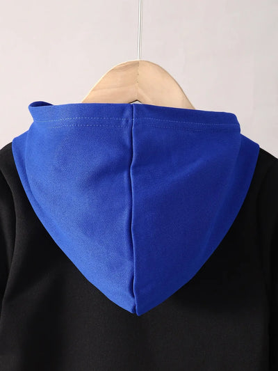 Children's Cartoon Graphic Hoodie and Pants Set - Jeans Junction Online