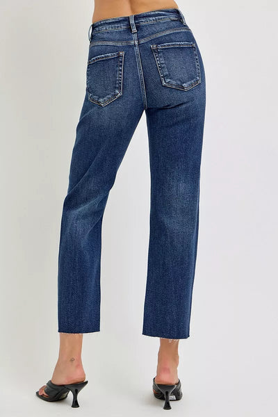 RISEN High Rise Slim Barrel Jeans - Jeans Junction Online
