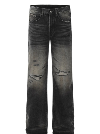 Men's Distressed Wide Leg Jeans - Jeans Junction Online