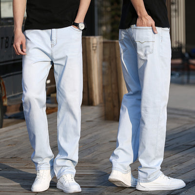 Summer Jeans Men's Loose Straight Wide-leg Pants - Jeans Junction Online