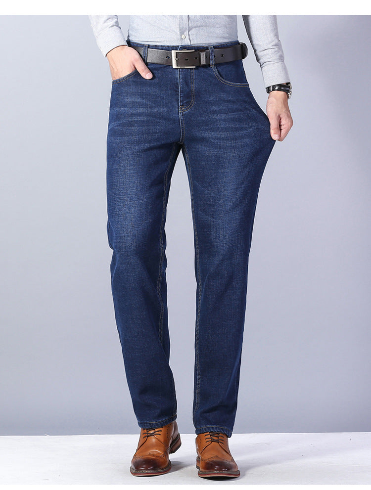Thickened Plush Jeans Keep Men Warm In Winter - Jeans Junction Online 