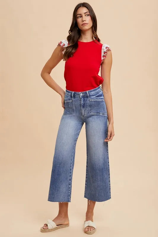 Annie Wear High Rise Wide Leg Jeans - Jeans Junction Online