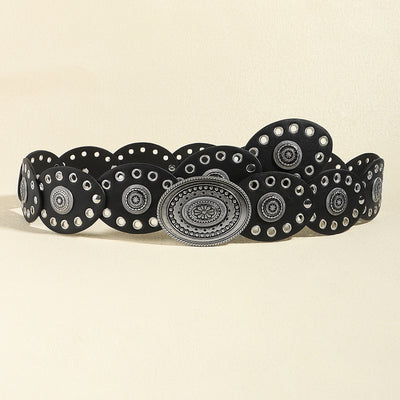 Oval PU Belt - Jeans Junction Online