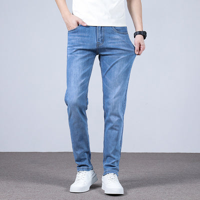 Men's Fashion Slim Straight Stretch Jeans - Jeans Junction Online