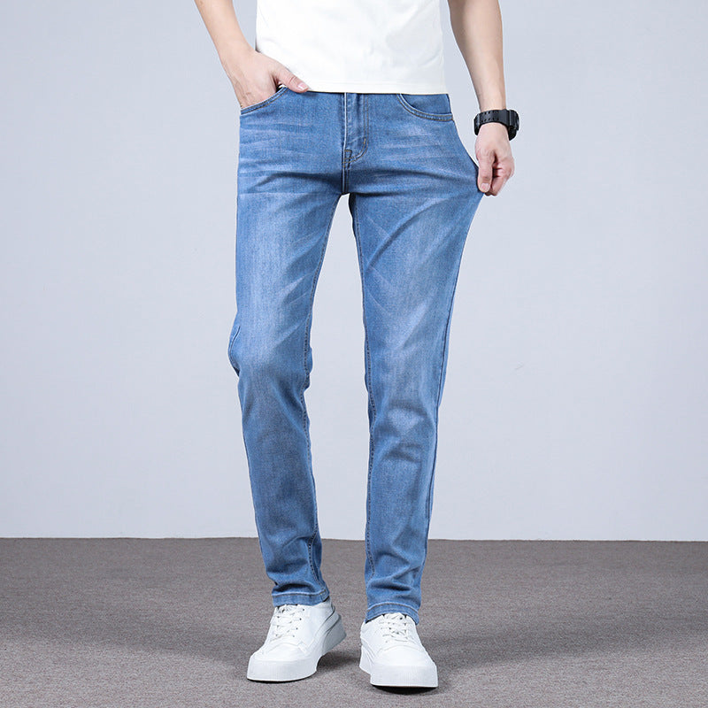 Men's Fashion Slim Straight Stretch Jeans - Jeans Junction Online 