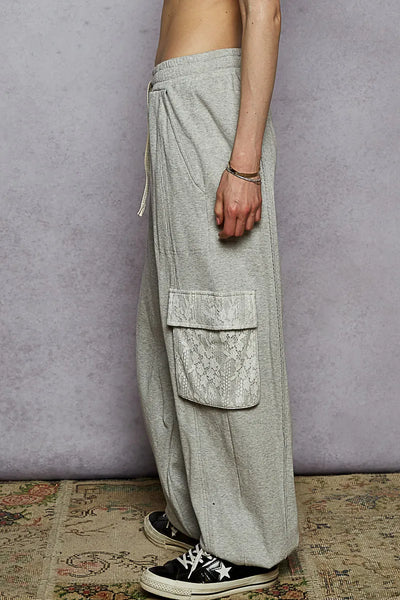 POL Drawstring Lace Cargo Pocketed Joggers - Jeans Junction Online