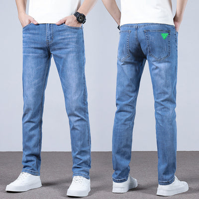 Men's Fashion Slim Straight Stretch Jeans - Jeans Junction Online