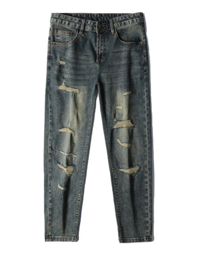 Men's Distressed Slim Fit Jeans - Jeans Junction Online