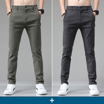 Men's Fashion Loose Straight Casual Jeans - Jeans Junction Online