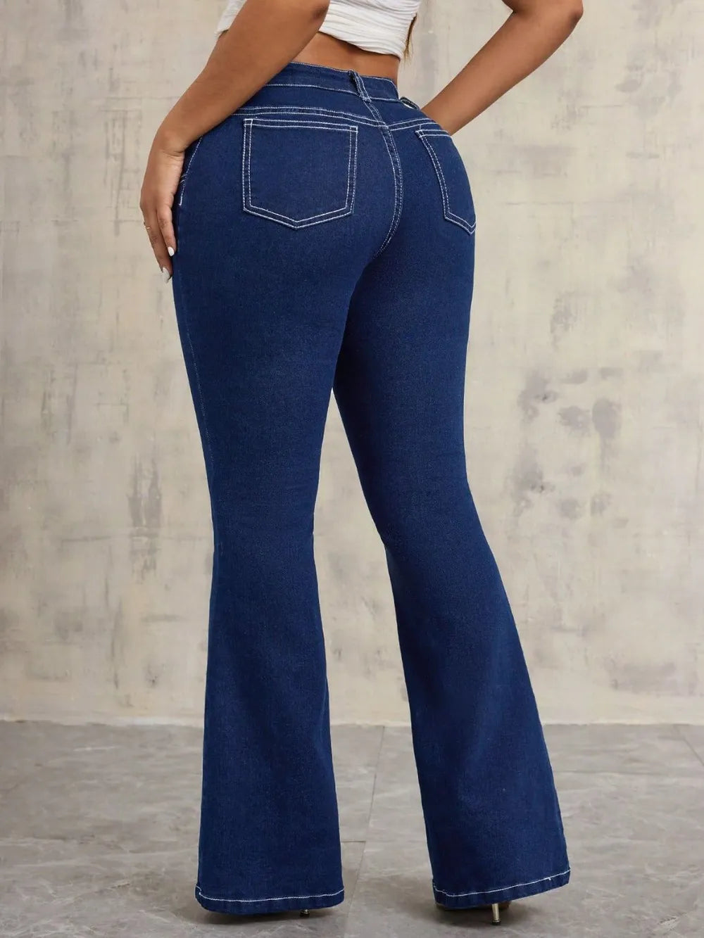 Flare Jeans with Pockets - Jeans Junction Online