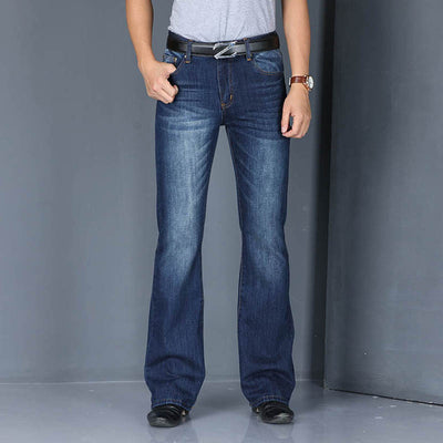 Men's Flared Long Loose Fit Jeans - Jeans Junction Online