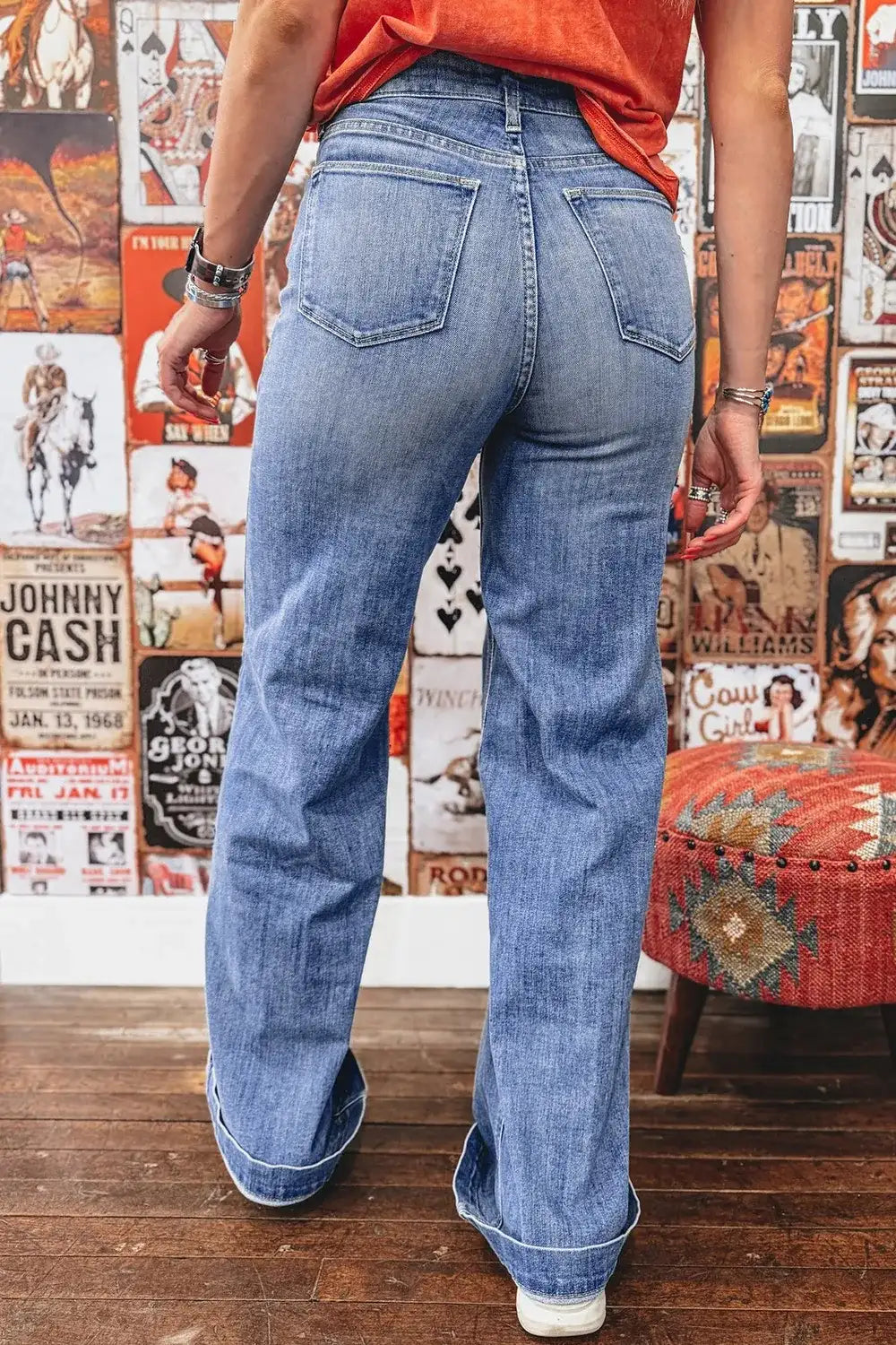 High-Waisted Wide Leg Jeans - Jeans Junction Online