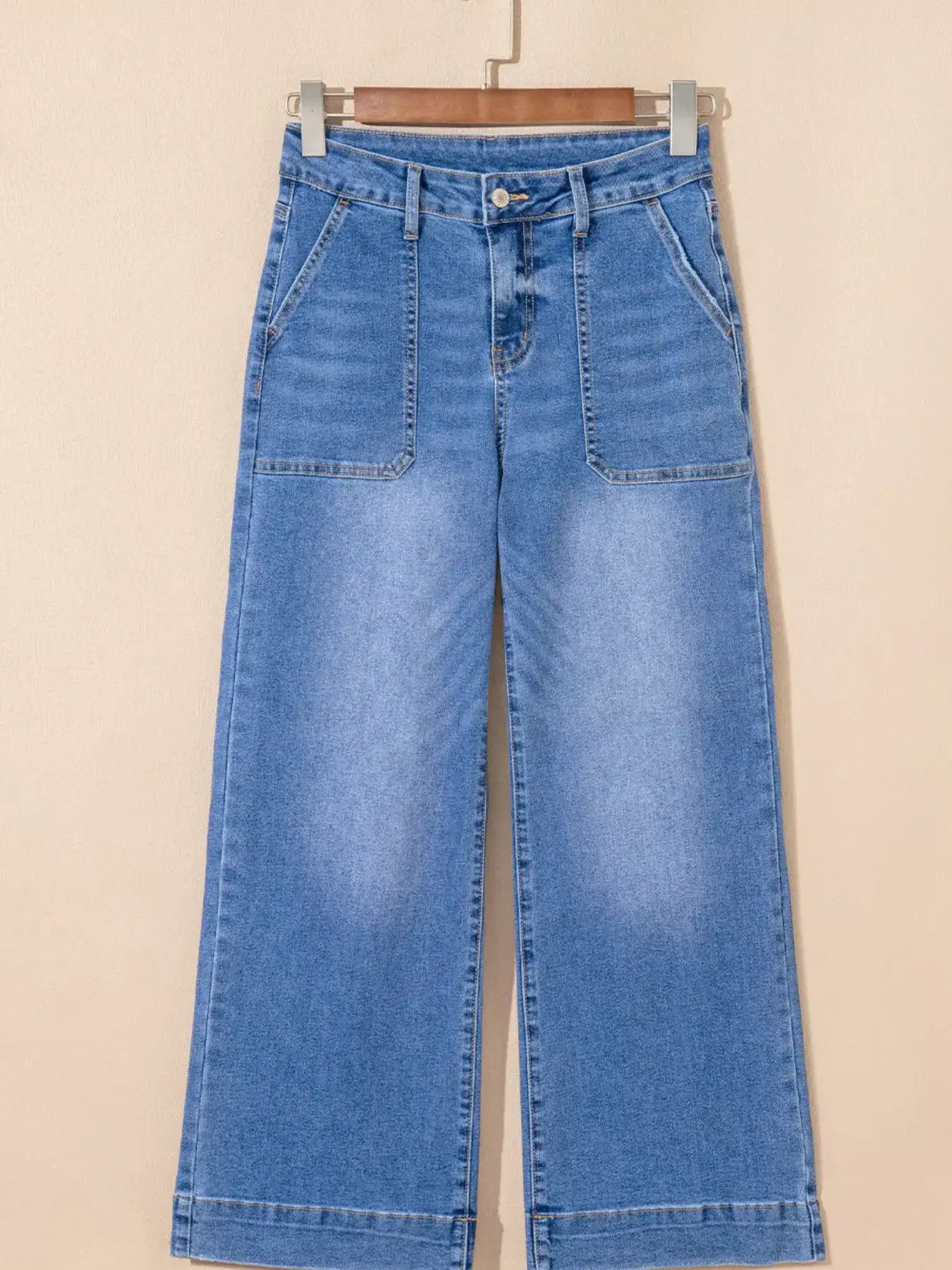 High-Waisted Wide Leg Flare Jeans - Jeans Junction Online