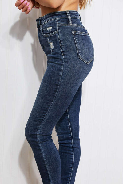 Judy Blue Juliet Full Size Tummy Control Skinny Jeans - Jeans Junction Online