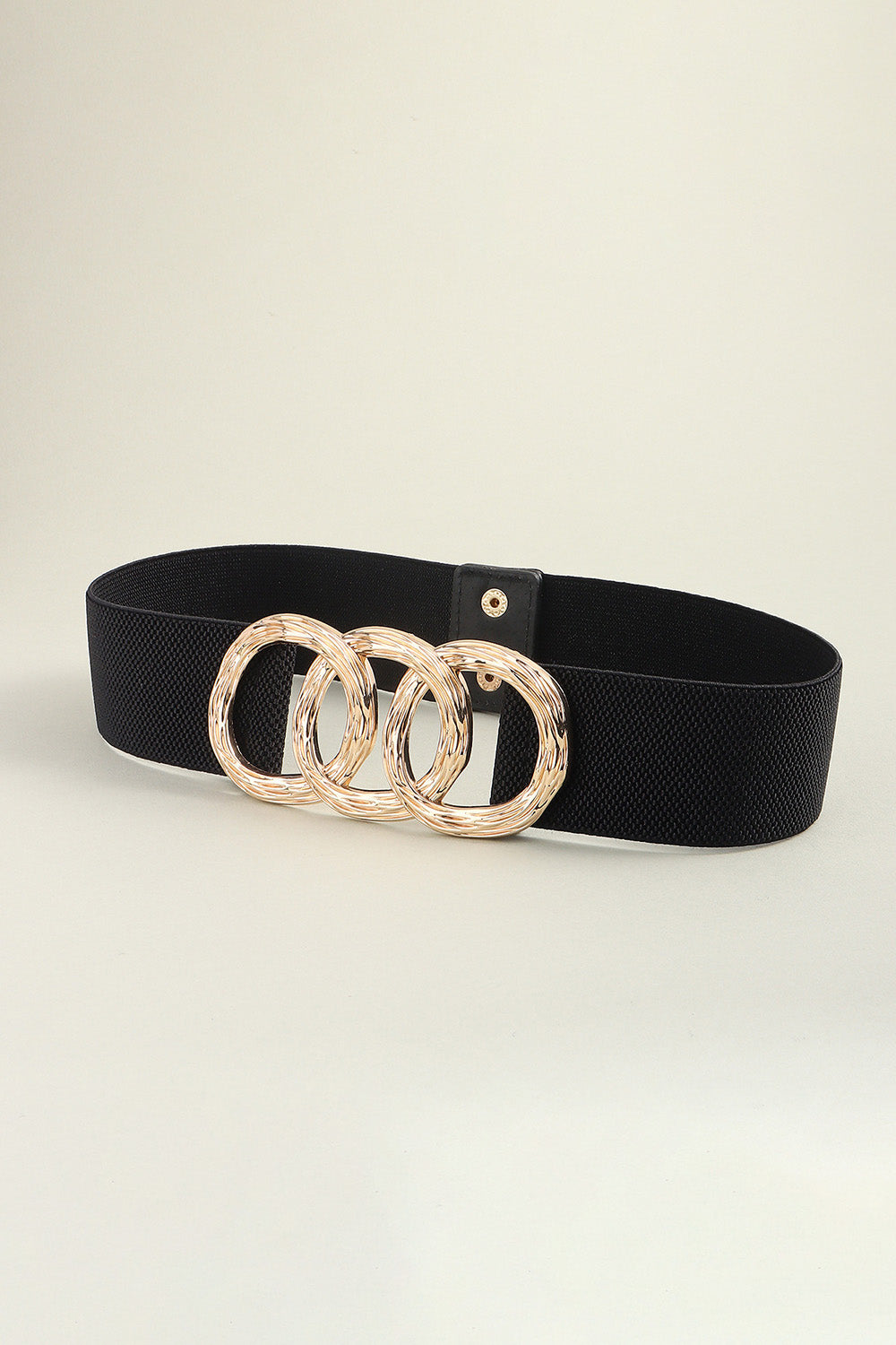 Zinc Alloy Buckle Elastic Wide Belt - Jeans Junction Online