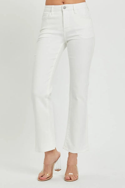 RISEN Full Size Mid Rise Jeans with Pockets - Jeans Junction Online