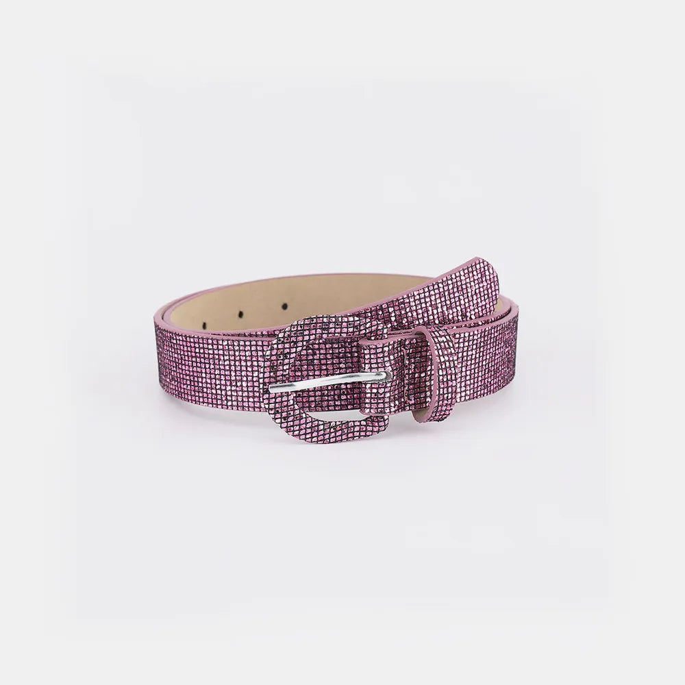 Sequin PU Leather Belt - Jeans Junction Online