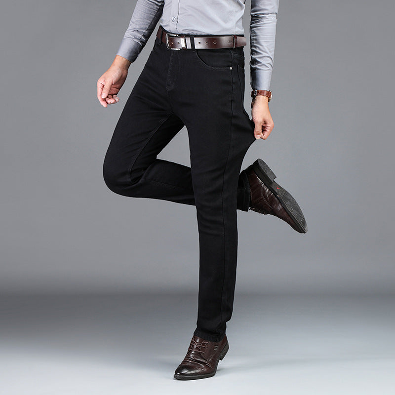 Men's Casual Straight Stretch Long Pants - Jeans Junction Online 