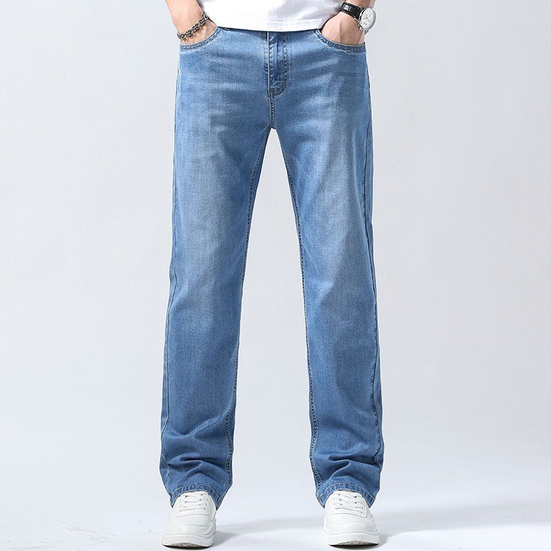 Summer Jeans Men's Loose Straight Wide-leg Pants - Jeans Junction Online