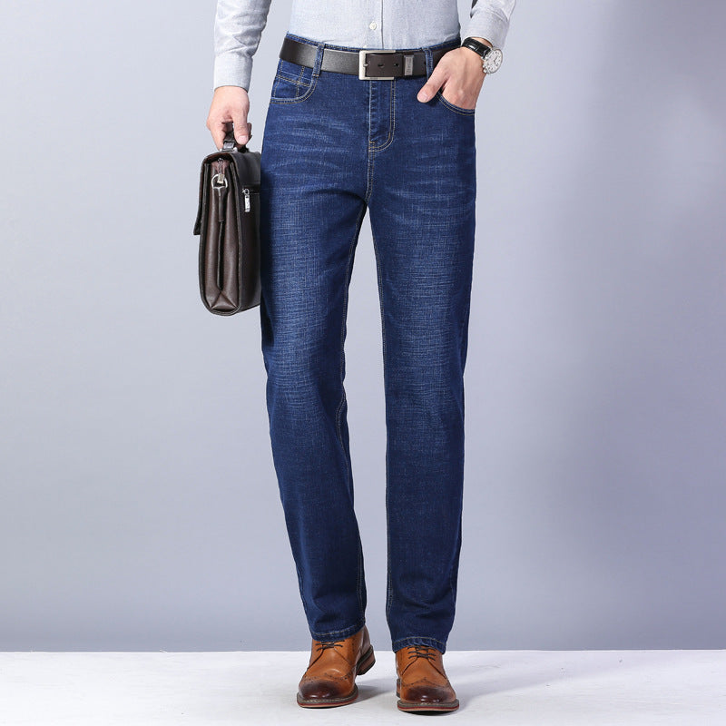 Business Casual Stretch Straight-leg Jeans - Jeans Junction Online