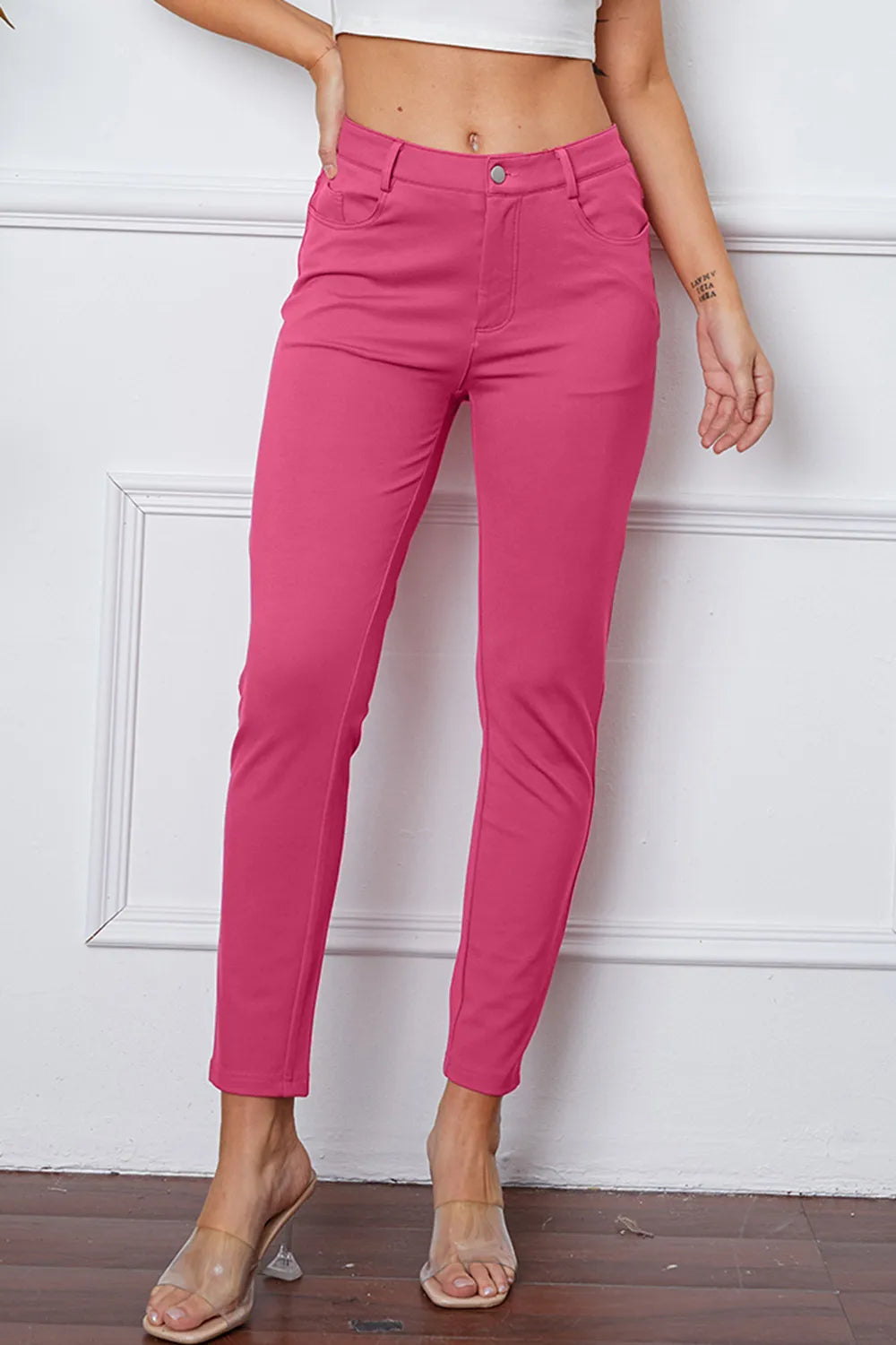 StretchyStitch Pants by Basic Bae - Jeans Junction Online