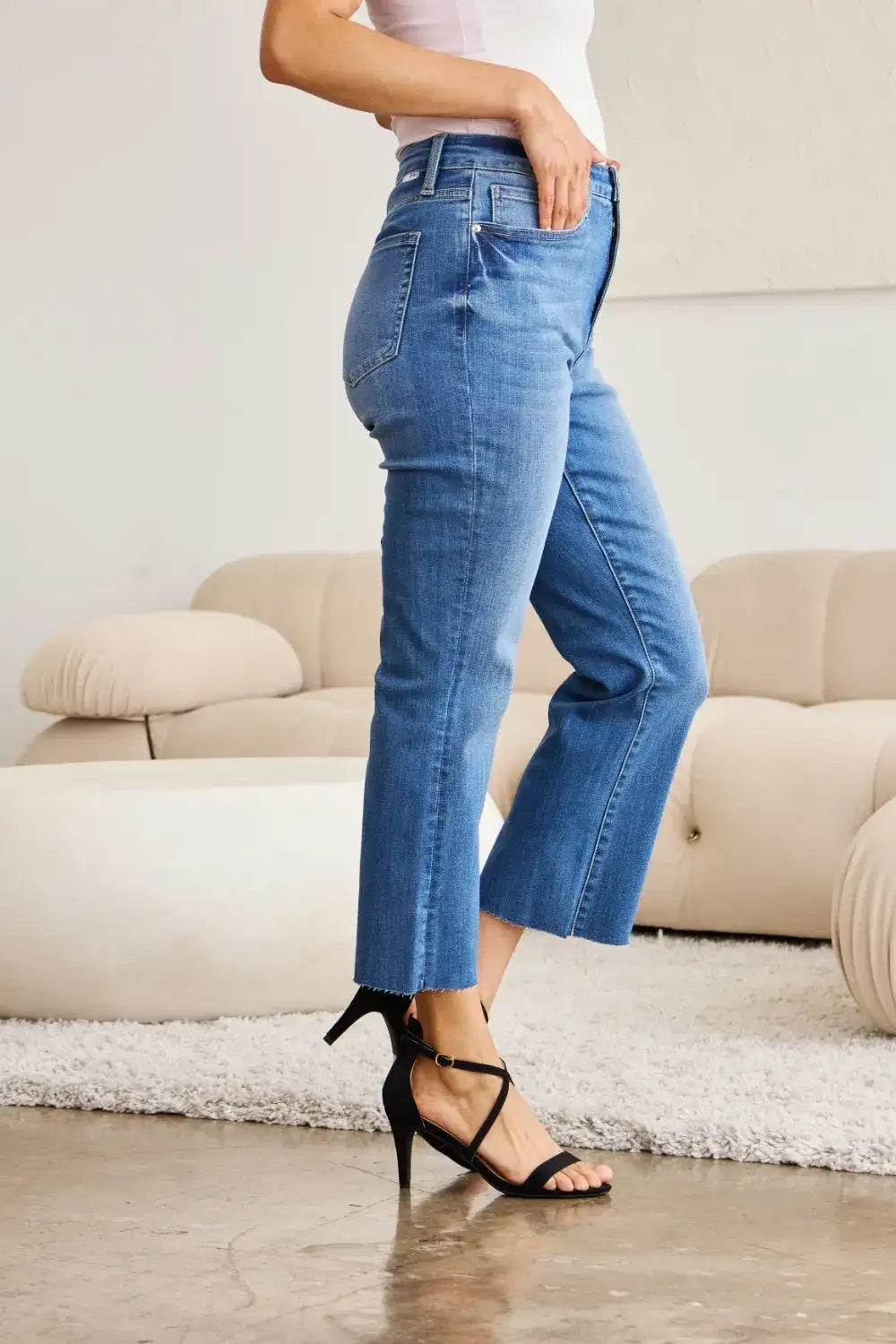 RFM Mini Mia Full Size Tummy Control High Waist Jeans - Jeans Junction Online