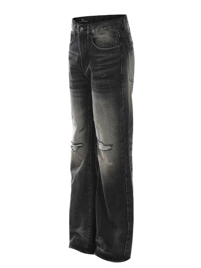 Men's Distressed Wide Leg Jeans - Jeans Junction Online