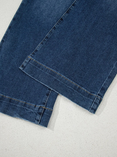 Cropped High Rise Wide Leg Jeans - Jeans Junction Online