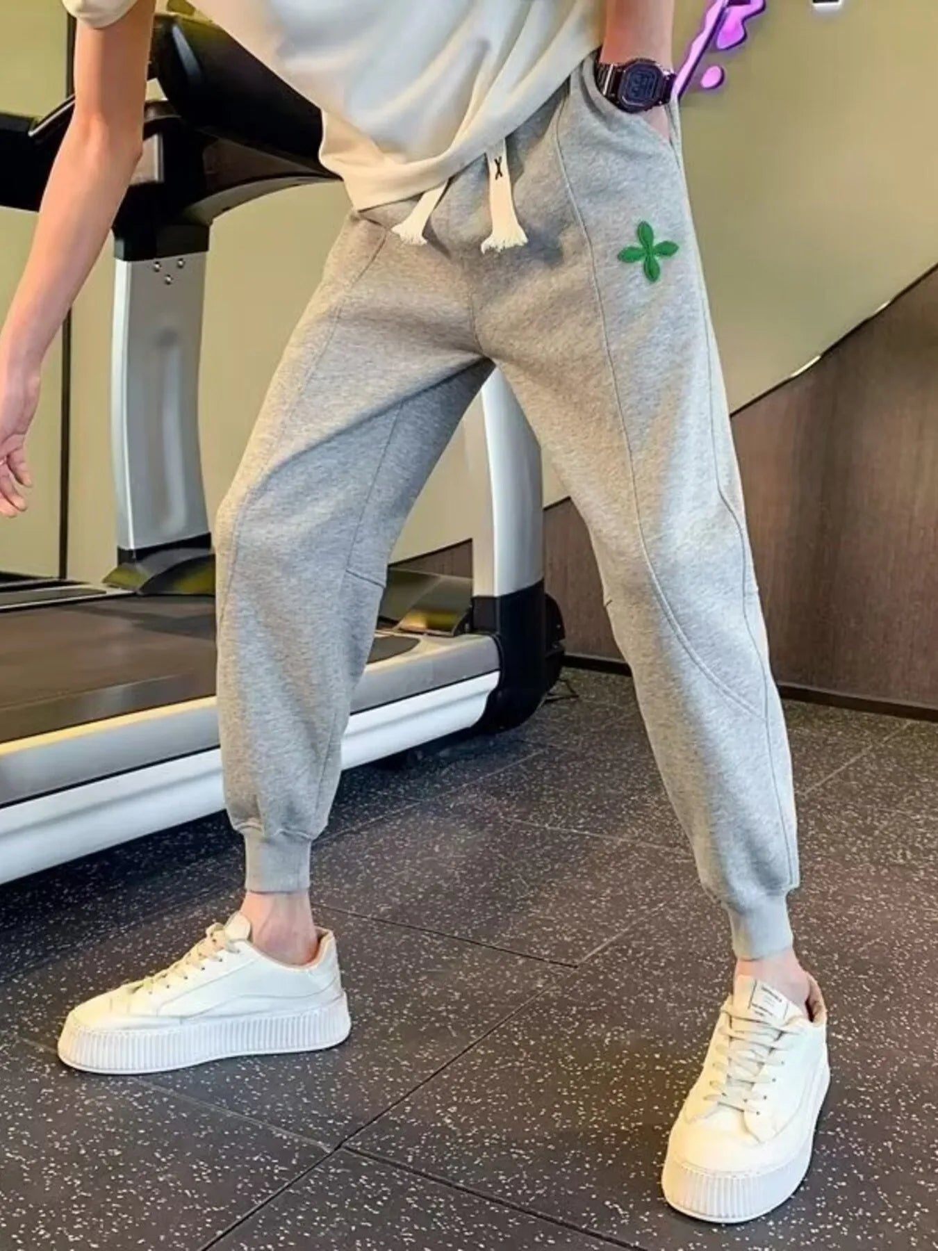 Men's Plus Size Drawstring Pocketed Joggers - Jeans Junction Online