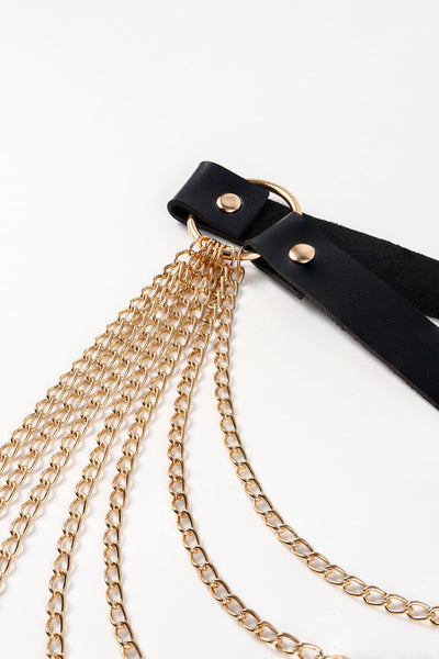 PU Belt with Chain - Jeans Junction Online