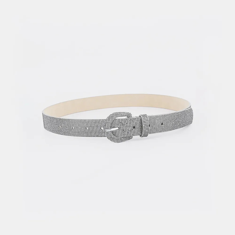 Sequin PU Leather Belt - Jeans Junction Online